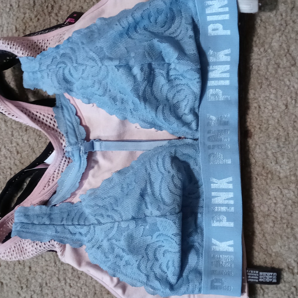 Bnwot/tags pink Victoria's secret ultimate sports bras all sz medium - Picture 5 of 10